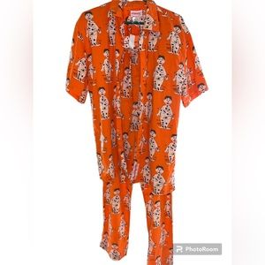 Vintage Y2K 2001 Hasbro Operation Themed Pajama Set